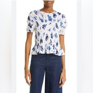 Baum Und Pferdgarten Mynowa Floral Smocked Blouse 4